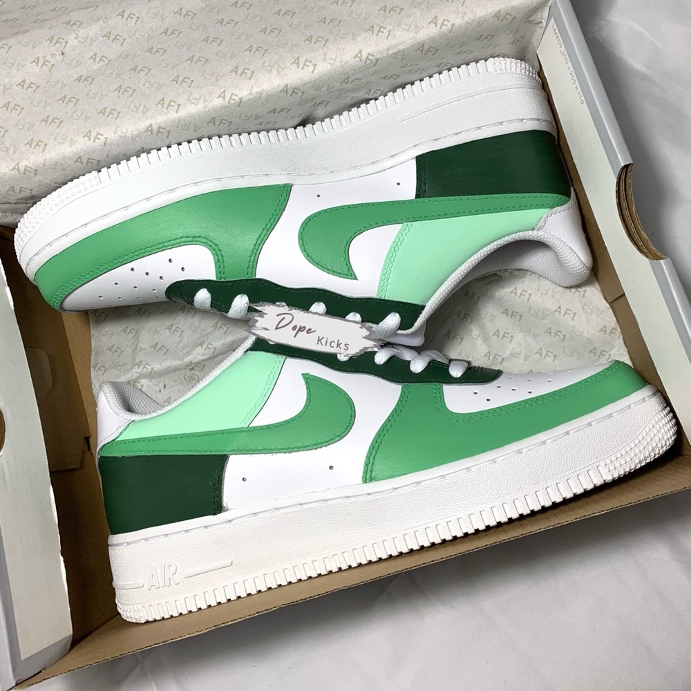 Custom Sage Green Air Force 1